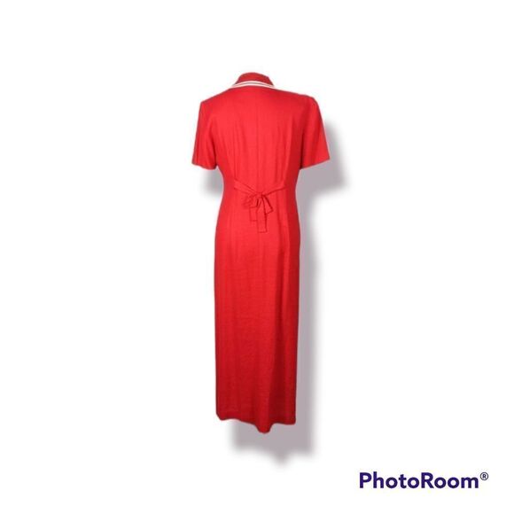 Vtg. 90s Jessica Howard Maxi Dress - Picture 5 of 7